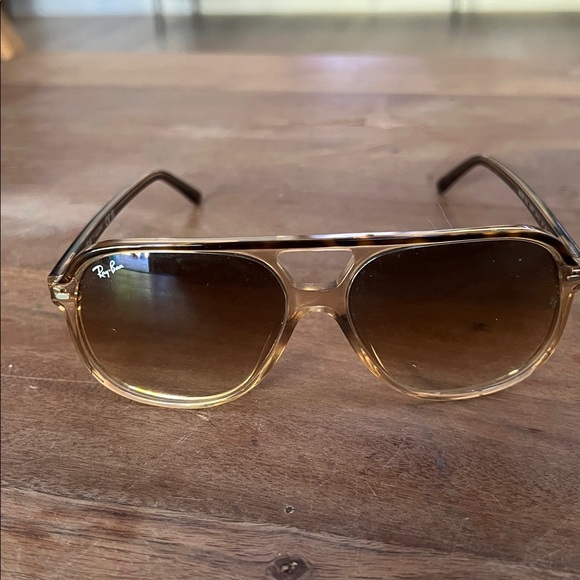 Ray-Ban Bill 56mm Gradient Square Sunglasses in Transparent Brown - Picture 7 of 10